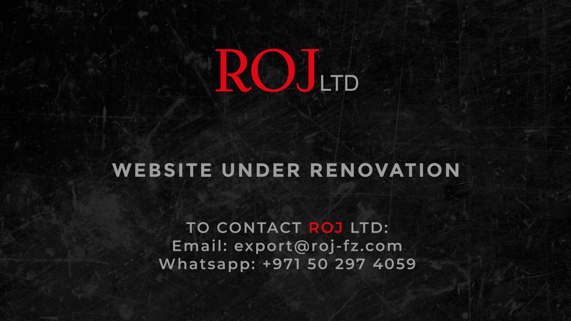 Website Under Renovation